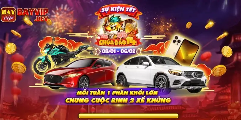 Siêu sự kiện Tết Bayvip 2026